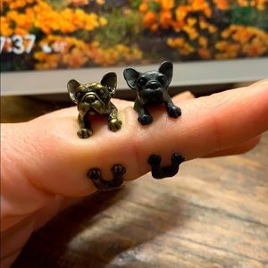 French bulldog ring pair!